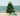 Christmas in paradise. Christmas tree on the beach with presents.