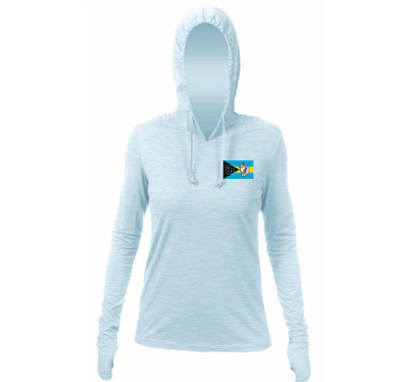 Bahamas Conch Women's Breeze UV Hood Hthr. Sky