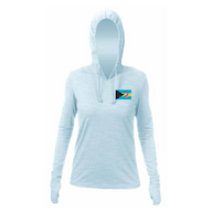 Bahamas Conch Women's Breeze UV Hood Hthr. Sky