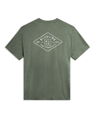 ANETIK x Blueline Diamond Ghostlite Short Sleeve Tech Shirt - Dark Olive
