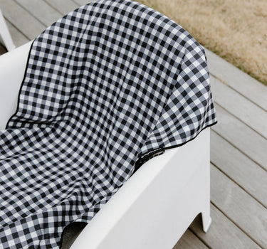 Original Towel: Gingham Black