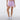 Person wearing light purple shorts.
