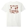 Blueline Gator Lasso T-Shirt Washed Natural Brown with vintage Florida gator scene – back view