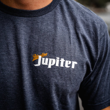 Blueline Jupiter shirt heather navy front view