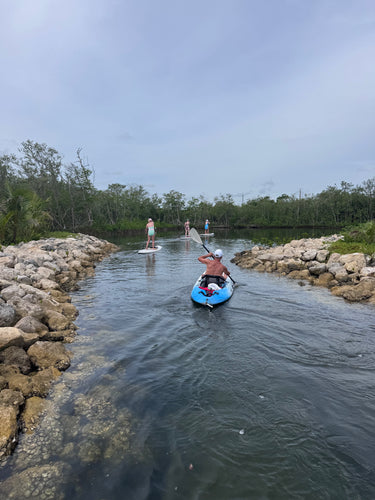 Paddleboard and kayak tour by Blueline Surf and Paddle, near Sawfish Island in Jupiter, Florida