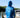 OT Original UV Hoodie Navy Heather/Cyan