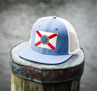 Florida Flag Dusk / White HC FL