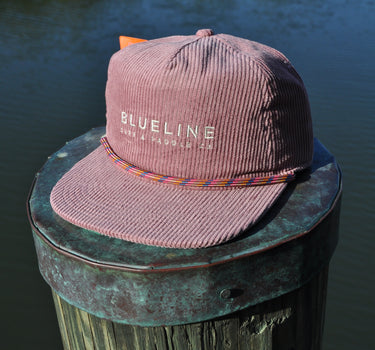 Classic Blueline Cord Hat – Dusty Rose / Stone | Jupiter Florida Surf Shop
