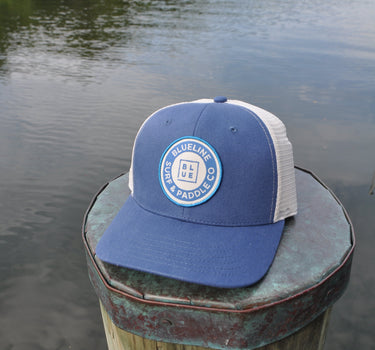 Vintage Circle Classic Twill Hat – Cobalt / Stone from Blueline Surf and Paddle in Jupiter Florida