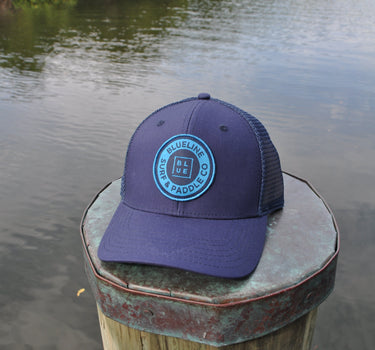 Vintage Circle Logo Cotton Hat Navy / Electric Blue MC SC