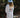 Blueline Rectangle Palm Kids UV Hoody - White