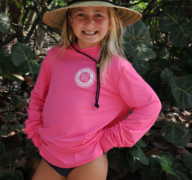 OG Logo Youth OT UV Hoodie Fuchsia