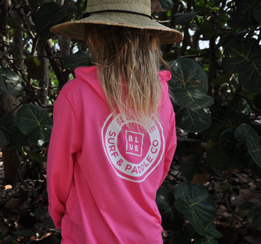 OG Logo Youth OT UV Hoodie Fuchsia