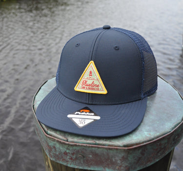 Triangle Lighthouse Hat Navy/Avocado Red HC FL