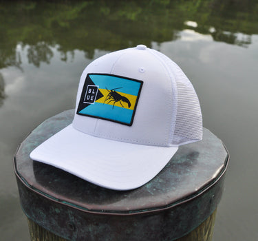 Bahamas Lobster Performance Hat White