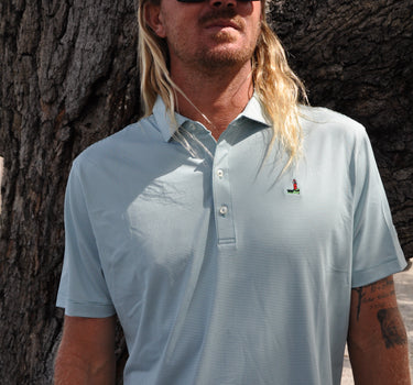 Johnnie-O x Blueline Men's Lyndonn Striped Performance Polo