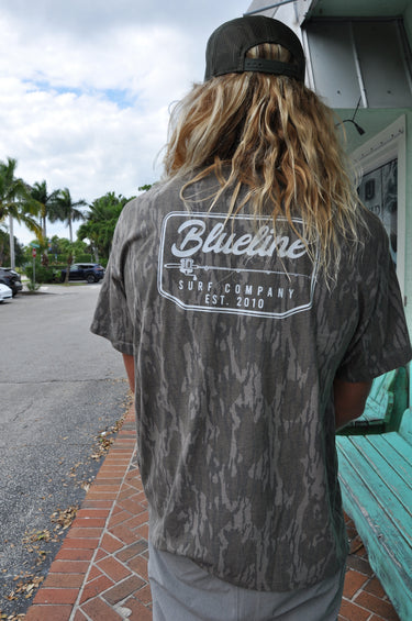 Blueline Rod & Reel Mossy Oak Camo T-Shirt