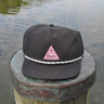 Triangle Lighthouse Tech Hat – Black / Pink from Blueline Surf and Paddle in Jupiter Florida