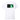 White t-shirt with a Blueline Surf and Paddle box logo in black with the state of florida, over a mint square on the back.