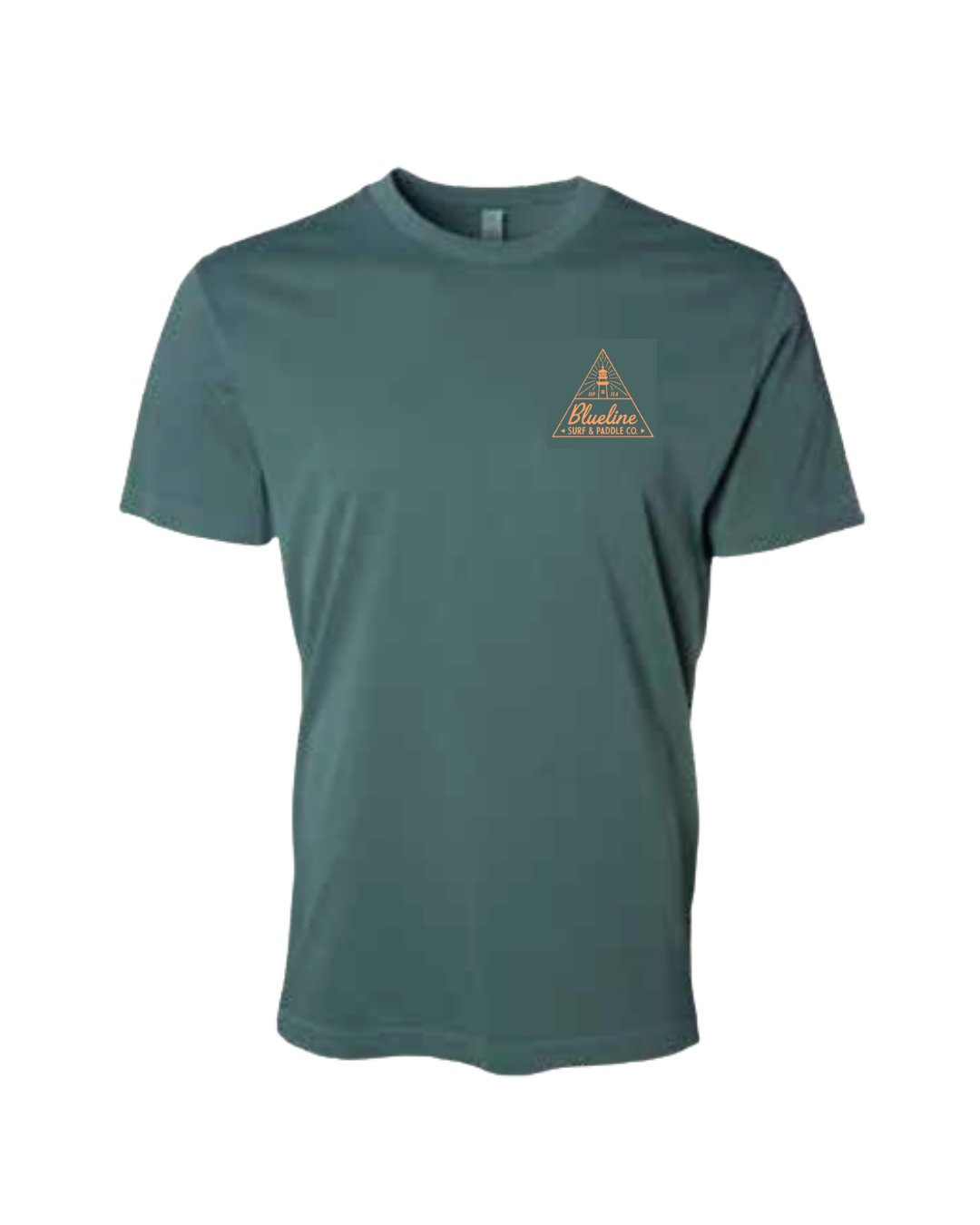 Triangle Lighthouse T-Shirt Alpine Green | Blueline Surf & Paddle Co.