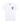Blueline Mermaid T-Shirt in Washed White with front chest logo – front view
