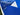 Close-up of a blue and white Starboard Go Surf SUP board.