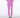 A model shown from the back wearing bright pink high-waisted leggings.
