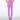 A model shown from the back wearing bright pink high-waisted leggings.