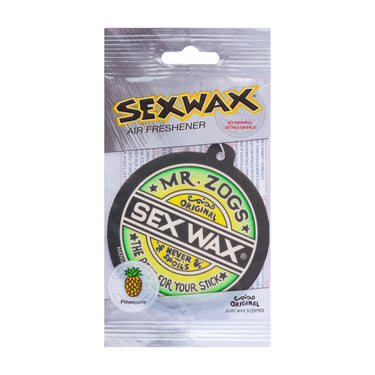 Mr. Zog's Sex Wax Air Freshener in Pineapple packaged for sale. 