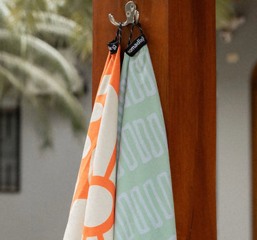 Original Towel: Switchback Seafoam Green