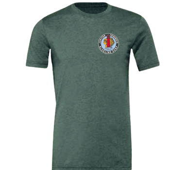 North County T-shirt heather pine front chest patch