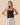 Outerknown Sojourn ribbed crop tank women’s organic cotton fitted tank top in wash black. 