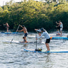 TNRL paddle race in Jupiter Florida with rental paddleboards on the Intracoastal Waterway