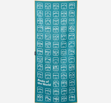 Original Towel: Peaks of the World Teal Ocean