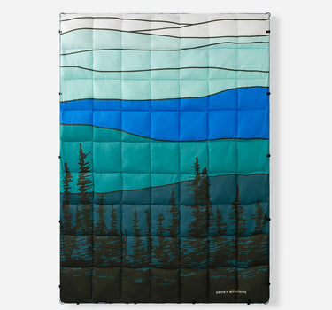 Graphene Puffer Blanket: Smoky Mountain