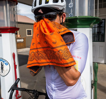 Bandana Towel: Paisley Expedition Orange