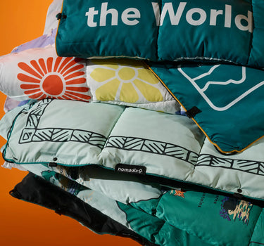 Graphene Puffer Blanket: Smoky Mountain