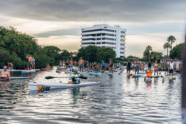 TNRL at Guanabanas in Jupiter Florida hosted by Blueline Surf and Paddle. A weekly paddle event.