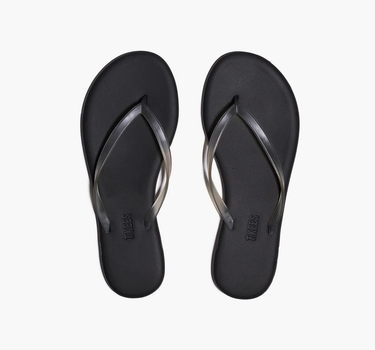 Tkees Aqua Sandal in Onyx, a waterproof sandal. 