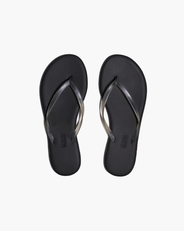 Tkees Aqua Sandal in Onyx, a waterproof sandal. 
