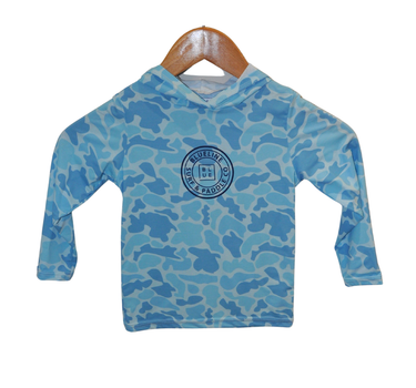 OG Logo Youth OT UV Hood HBCM Blue Camo Navy