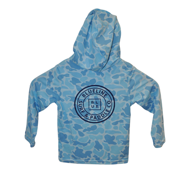 OG Logo Youth OT UV Hood HBCM Blue Camo Navy