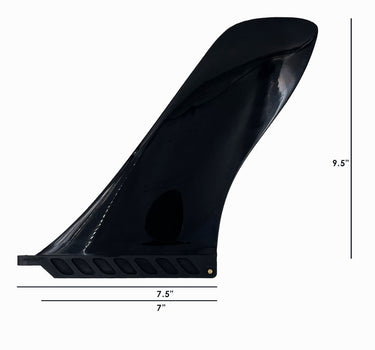9" Touring Shape Findestructable Safety Flex Fin & Toolless Screw