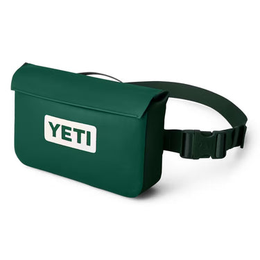 YETI SideClick Strap Black Forest Green attached to SideKick Dry Gear Case