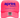 Apres Beach Otto Foam Hat Pink/Blue