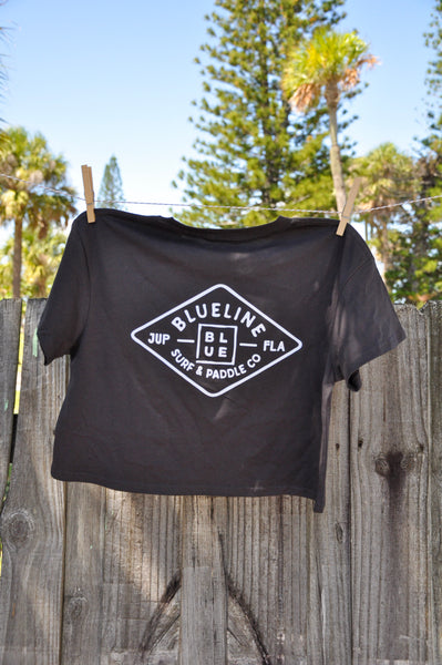 Diamond Crop T-Shirt | Blueline Surf & Paddle – Blueline Surf