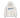 White Blueline hoodie with embroidered script logo on the chest displayed on a transparent background