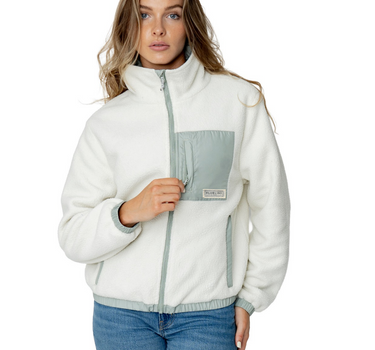 Blueline Women's Meadow Fleece Jacket in Natural