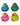 Blueline rubber ducky vintage circle logo multi color coastal gift accessory.