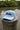 Blueline Script Hat light blue and navy coastal trucker hat from surf shop in Jupiter Florida